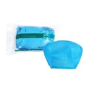 China Good Elasticity Disposable Medical Cap Non Woven Disposable Doctor Cap No Binding factory
