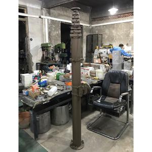China 10m manual crank lifting telescopic mast-aluminum materials-telescoping mast-antenna mast factory