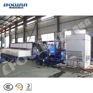 Bitzer Compressor 15ton Ice Making Machine with Ice Moving Device and Water