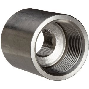 duplex stainless ASTM A182 F45 threaded reducing coupling