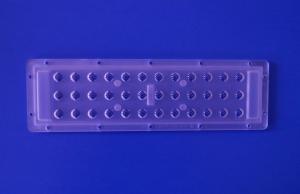 China 30-36 Watts 90x90 degree High bay light lens with silicon gasket for LED CHIP 3030 SMD factory