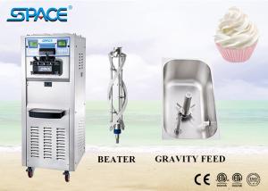 China Commercial 3 Flavor Soft Serve Freezer , Ice Cream Maker Machine For Business factory