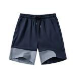 Men's loose quick drying casual solid color patchwork beach pants