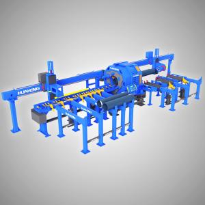 China Integrated Cutting And Beveling Machine Pipe Preparation Line factory
