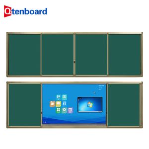 Qtenboard 65 Inch Display Interactive White Board 20 Points IR Multi Touch LCD