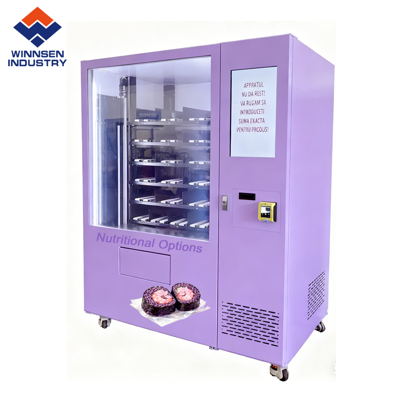 China All-Day Access Food Vending Machine With Smart Temperature Control And Remote Management on sale
