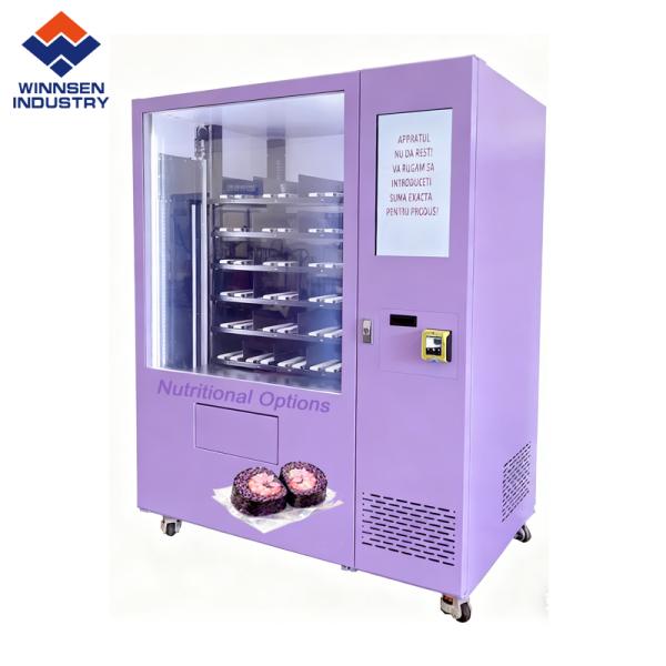 All-Day Access Food Vending Machine With Smart Temperature Control And Remote