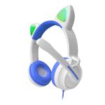 Adult HIFI Stereo Cute Cat Headphones Wireless Earphones With Mic