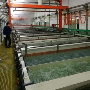 China Compact Automatic Anodizing Line With Modular Design For Space-Saving Aluminum Production on sale