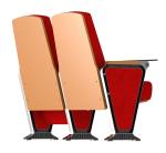 Plywood Surface Conference Theater Cinema Seats With Premium Fabric