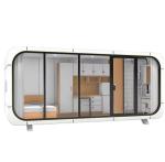 Detachable mobile Capsule House Apple Pod Garden