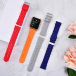 6 Colors Shiny Buckle Mens Rubber Watch Bands 18 20 22mm