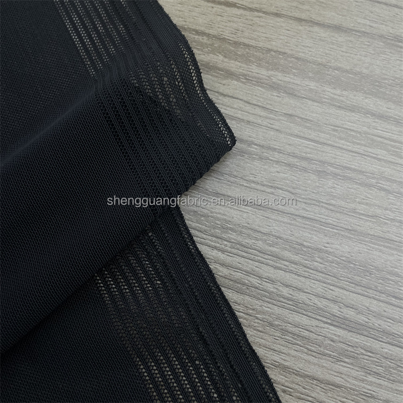 82% Polyester 18% Spandex 4 Way Stretch Mesh Shapewear Underwear Yoga Clothing Fabric