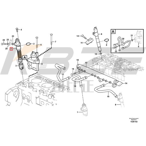 VOE21147446 21147446 VOLVO EXCAVATOR 0414693007 0211-3695 HIGH PRESSURE DIESEL PUMP FOR EC140D EC180E EC210B