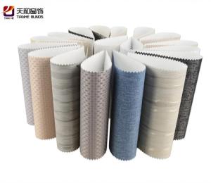 China Built in Jacquard Roller Blinds , French Window Room Darkening Horizontal Blinds factory