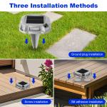 Round Shape Solar Road Stud with Flashing LED Lights 3.7v/500mah Battery 5v/70ma