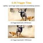 KW561 Trail infra Cam Mini 30MP 0.25s Speed 4K Video Resolution Waterproof CMOS