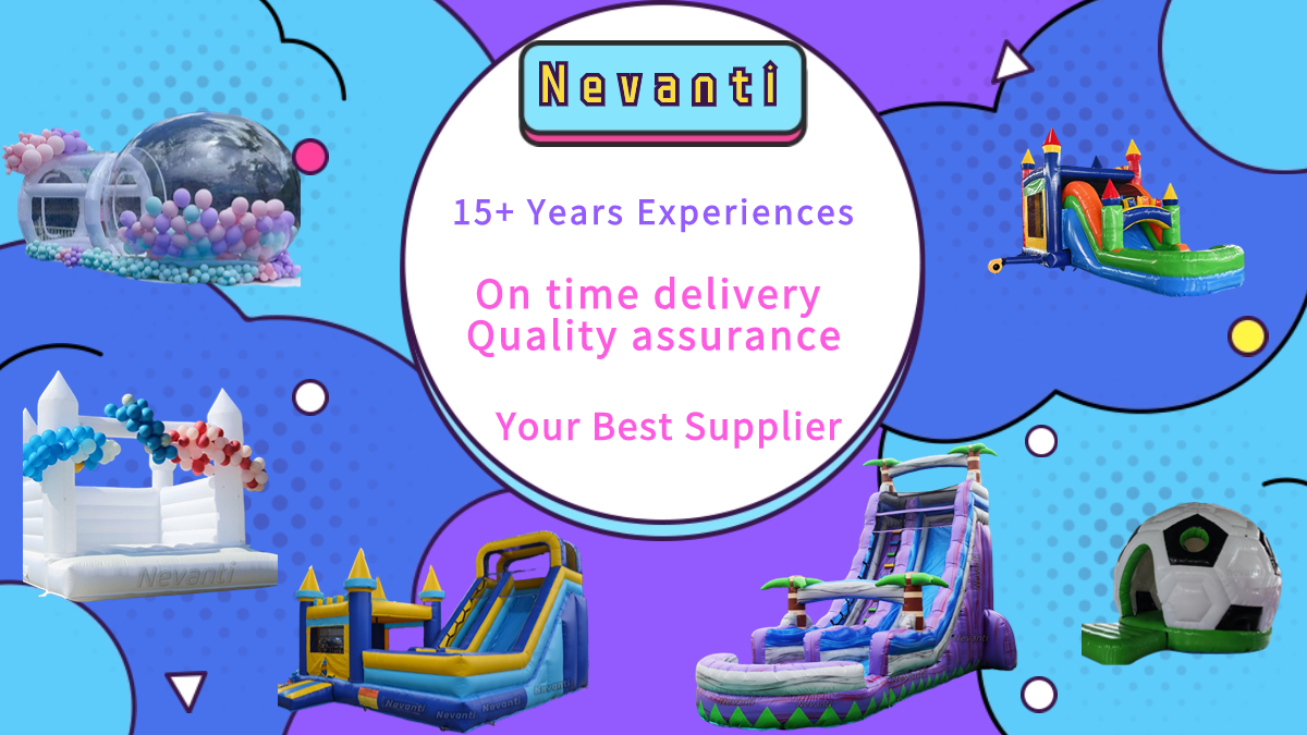 Customized Unforgettable Inflatable Tropical Water Slide for Large Occasions at Resort Hotel