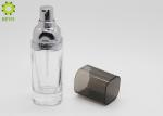 Cosmetic Oil Glass Beauty Containers 40ml Lotion Pump Liquid Foundation Serum