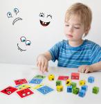 Wooden Face Changing Cube Building Block For Infants And Young Children