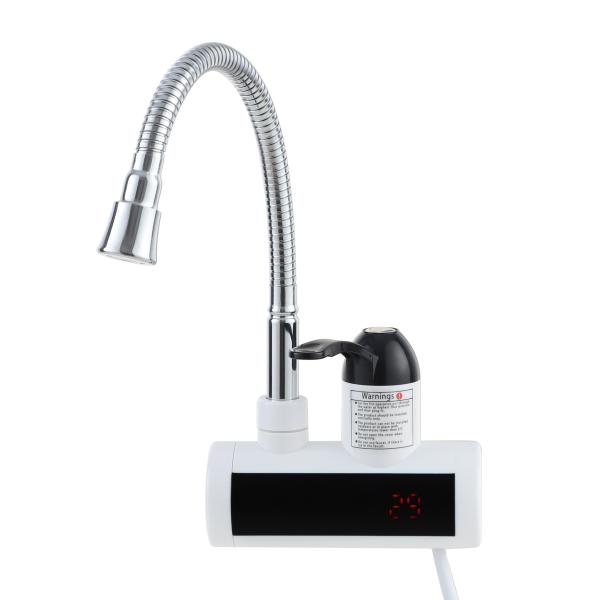 IPX4 Fast Electric Heating Water Tap SS304 Element Digital Control Electric