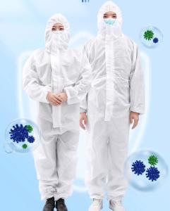 China Dust Proof Disposable Protective Suit Soft Hand Feeling long lasting protection factory