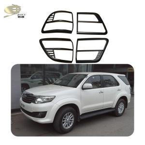 China Matte Black Rear Light Cover For Toyota Fortuner 2005 Onwards factory