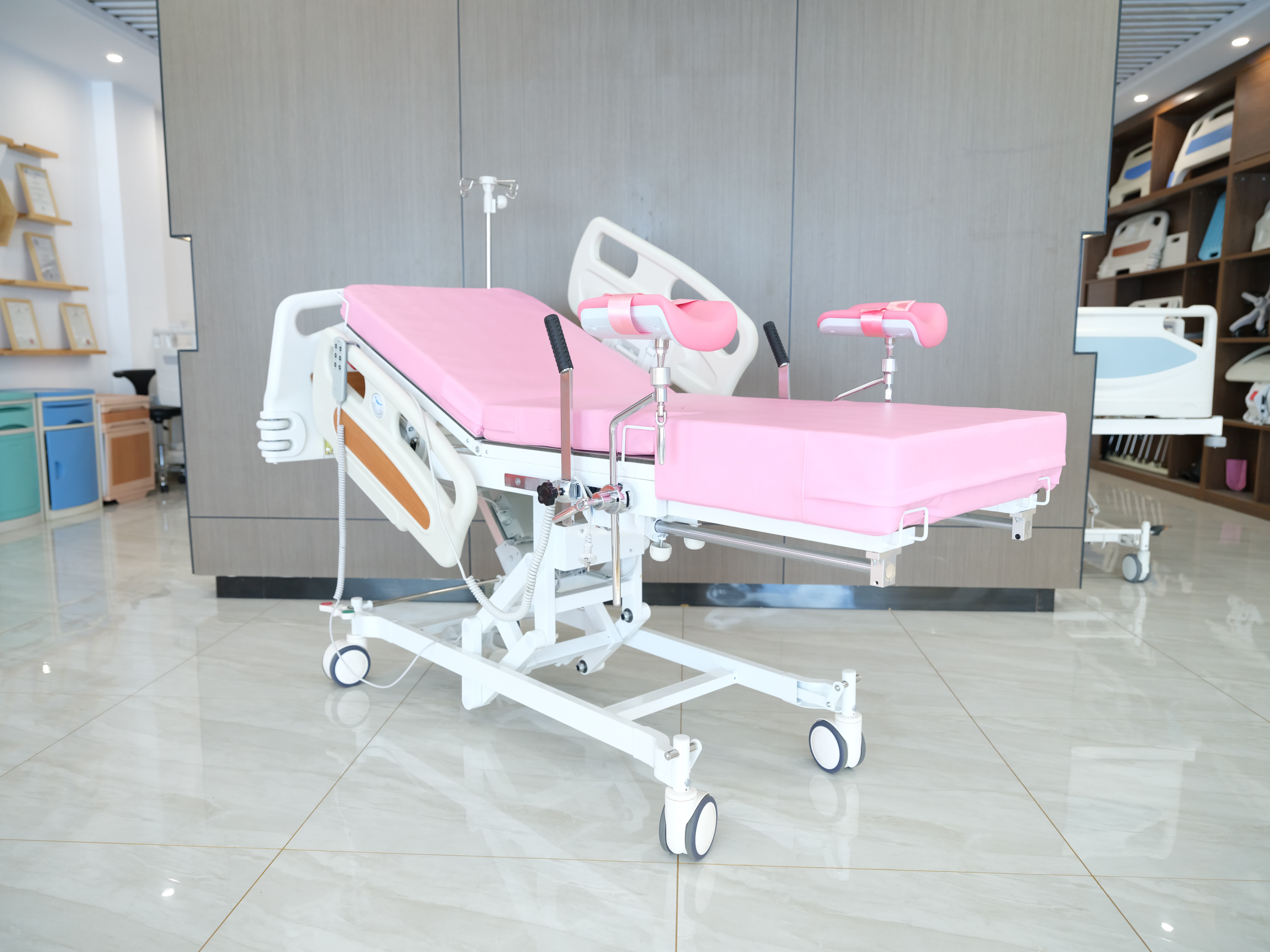 Manual Gynecological Exam Bed with Adjustable Back Plate Adjustable Customization