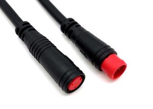 China IP65 2 Pin Waterproof Connector Plug Electric Bicycle Male And Female Plug factory