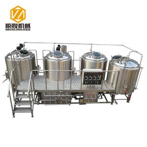 China SL-1200 Commercial Brewing Equipment Stainless Steel / Red Copper Material factory