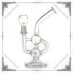 Dab Oil Rigs Bongs Baby Double Barrel Smoking Water Pipe Bubbler