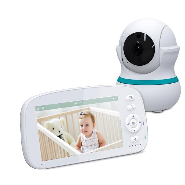 Wireless Transmission Baby Camera Monitor With Pan/Tilt/Zoom And Up To 8 Hours Battery Life Expandable To 4 Cameras