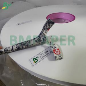 26gsm 28gsm Straw Wrapping Paper High Strength Environmentally Friendly 32MM