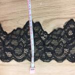 7cm wide 2017 New Fashion Lace Border/ underwear cotton lace edge in Black Color