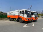 Convenient Street Sweeper Truck With High Pressure Water Spray And Suction