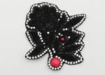 Wintersweet Shaped Floral Patches Customized Color / Size For Bags And Shoes