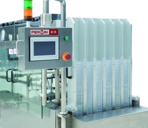 China HEPA 6 lanes 55mm diameter media culture filling machine factory