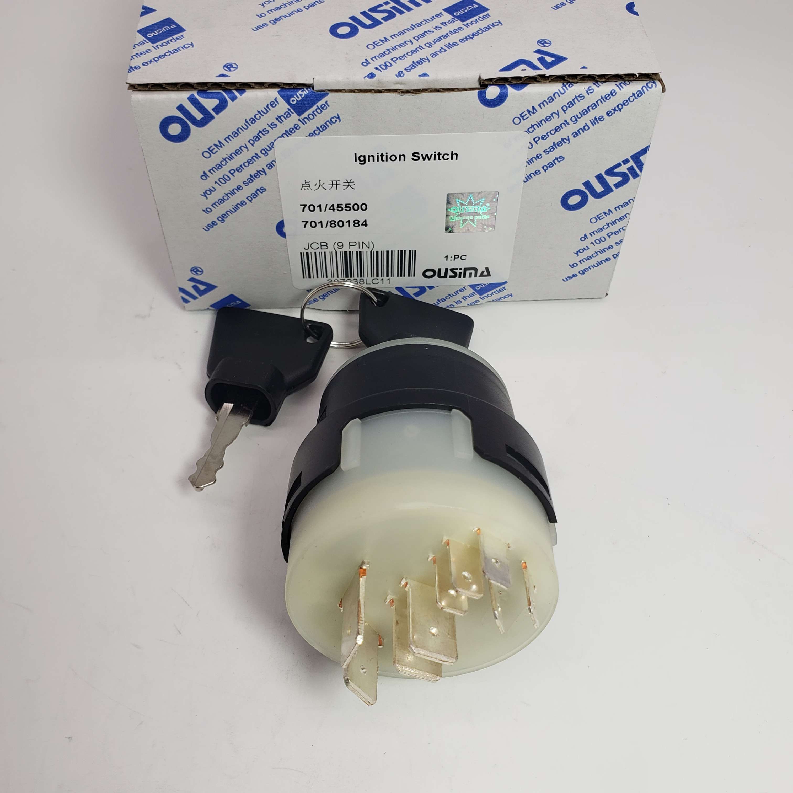 Ignition Starter Switch 701/45500 701/80184 For JCB 3CX 4CX
