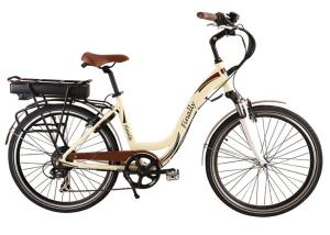 China 250W Electric Assist Commuter Bike V-Brakes Alloy Suspension Fork factory