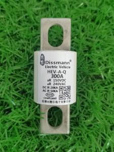 China EV / HEV 250 Volt Car DC Electric Vehicle Fuse For Charging Station 300Amp factory