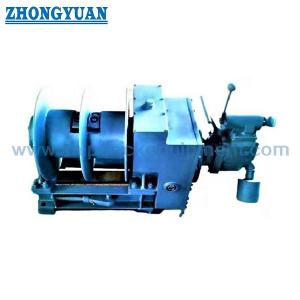 China Ship Aluminum Pilot Ladder Winch ISO 7364 Split Drum Pneumatic Motor Driven factory