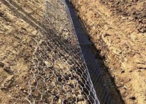 China Metal Gabion Baskets With High Zinc Coating / Easy Construction Method ISO9001 Certified factory