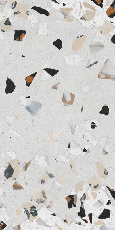 Elegant Terrazzo Matt Porcelain Glazed Tiles Bedroom 60x120cm Floor Tile For Decoration 2 Designs