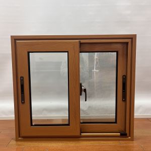 Custom Aluminum Sliding Window with Double Glaze and Insect Screen
