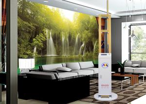 China 720DPI 3d Wall Printer , Wall Painting 3d Machine 1.8 Meters Net Picture Height factory