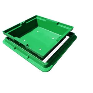 China Sewage Cap FRP Manhole Cover Impact Resistant 400 * 400mm For High Traffic Area factory