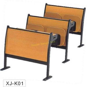 China Classic Amphitheater School Meeting Room Chair Metal Frame Plywood Interlocked factory