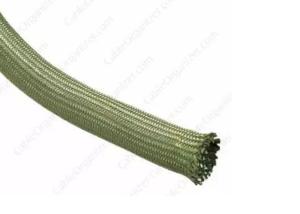 China 350 ° C High Temperature Resistant Electrical Braided Sleeving For Auto Cable Protection factory