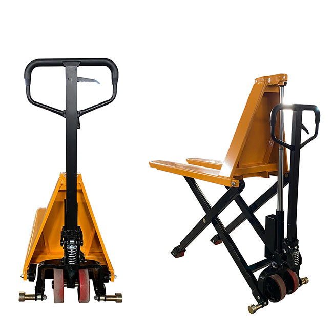 45.28in Portable Hydraulic Lift Table 1500kgs Double Piston Scissor Lift Pallet Jack