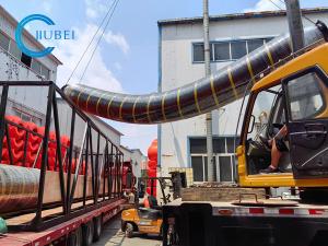 China High Flexibility Heavy Duty Sand / Slurry Self Floating Dredge Hose 11.8m Length factory